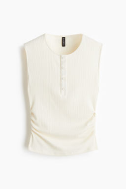 Top drapeado sin mangas - H&m фото 2