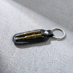 Цена за 2 шт. Брелок для ключей металлический «23 февраля», 10×3 см