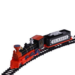 Железная дорога Паровоз, со светозвуковыми эффектами, протяжённость пути 3,25 м, МИКС - Автоград фото 12