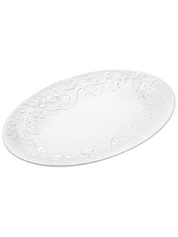Блюдо овальное 36,5*24*3 см Цветущая сакура большое, фарфор - Elan gallery фото 5