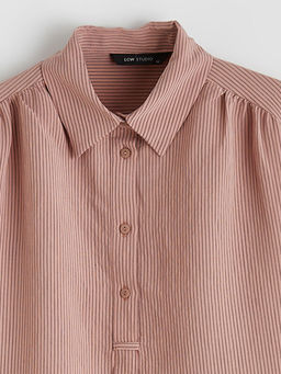 Modal Kar???ml? Oversize Kad?n G?mlek Tunik