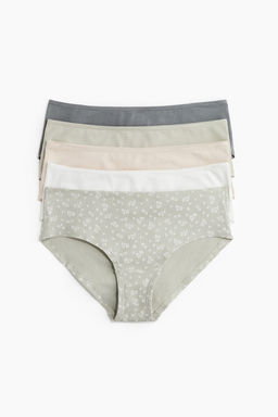 Pack de 5 bragas Hipster de algod?n