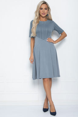 Платье Эрин (серое) П11425 - Lt collection фото 6