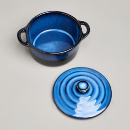 ГОРШОЧЕК ДЛЯ ЗАПЕКАНИЯ REACTIVE BLUE 18,5*14,5*6,5/10СМ 600 МЛ - Agness фото 4