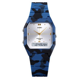 Часы наручные Skmei мужские электронные 1604blue-camo
