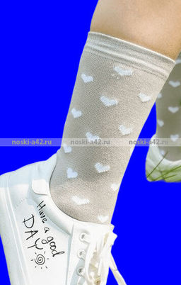 Цена за 10 пар. ЮстаТекс носки женские высокие 2с59 хлопок с лайкрой