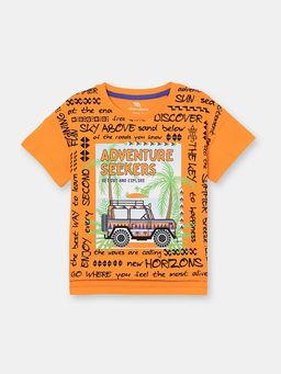 CRB wear/CSKB 63108-29-318 Футболка для мальчика, оранжевый/Ex.Cherubino