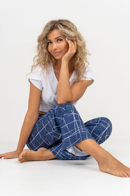 Костюм Натали футболка и брюки кулирка хлопок  фото 24