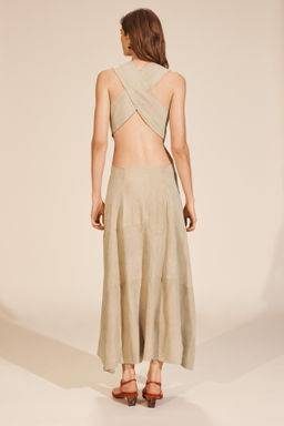 LIMITED EDITION SUEDE LEATHER CUT-OUT DRESS - Zara фото 4