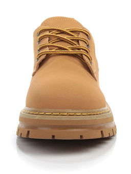 03-P8204-1 BROWN Полуботинки женские (натуральная кожа, нубук) - Фабричный китай фото 9