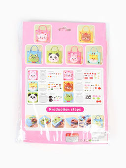 Набор для создания сумки из фетра "Кошечка", цвет розовый