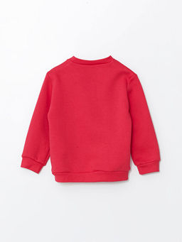 Bisiklet Yaka K?z Bebek Sweatshirt