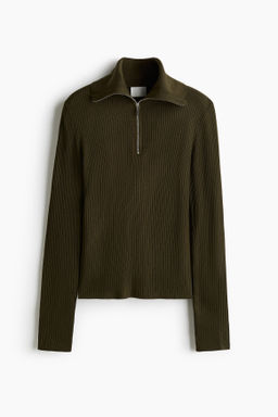 Top en punto de canal? con media cremallera - H&m фото 2