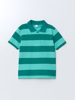 Polo Yaka ?izgili Erkek ?ocuk Ti??rt