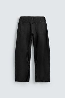 JEANS BARREL FIT CREMALLERAS / Negro - Zara фото 9