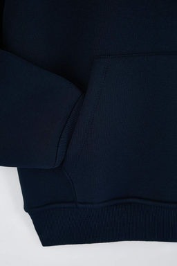 Lacivert Oversize/ Genis Kesim Aplike Nak?sl? Sweatshirt TMNAW26SW00056 - Trendyolmilla фото 3