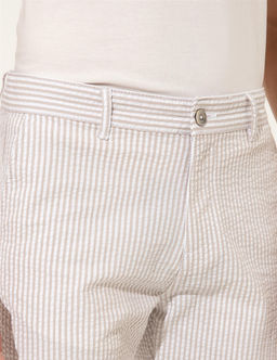Bej Slim Fit _izgili Bermuda _ort - Pierre cardin фото 5