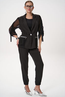 Пиджак Кейти (чёрный) - Эльза фото 17