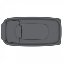 Контейнер для сыпучих продуктов 1л, 17х8,5х10,5см, полипропилен, дымчатый (Россия)