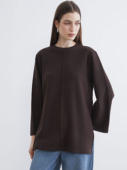 Oversize Kad?n Sweatshirt Tunik
