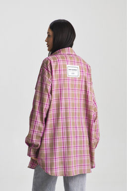 Рубашка Summer Pink&Brown - Erist store фото 6