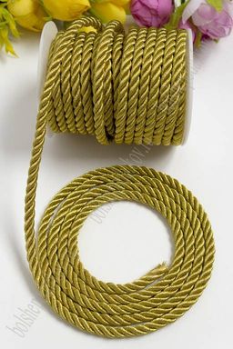 Шнур в бобине 6 мм*10 ярд (SF-3319) золотой
