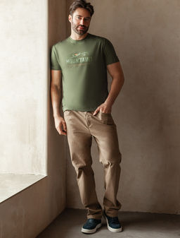 Футболка из премиального хлопка с авторским принтом - Vilatte фото 5