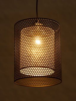Светильник подвесной 10282/1, 1хE27, 60 Вт, чёрный