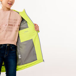 RODOS Куртка для девочки мембрана демисезон М-274 Лайм