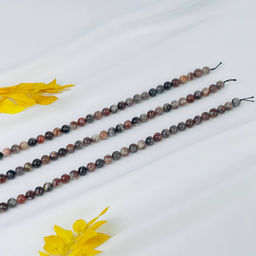 Бусины для украшений из Лунного и Солнечного камня (46 бусин) 38 см