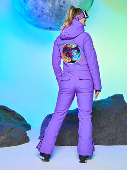 Женский сноубордический горнолыжный комбинезон Alpha Endless Aeternitas 223/2305 PRP - Пурпурное Сердце  фото 18