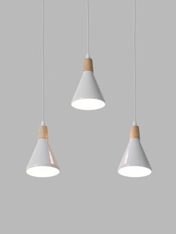 Светильник подвесной 10286/3, 3хE27, 40 Вт, белый