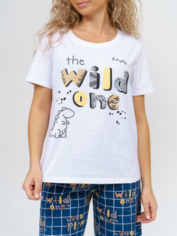 926 Пижама "Клетка/индиго"