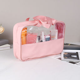 Сумка-органайзер 21х7х12 см / XN-024PN /уп 100/розовый