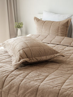 Наволочки декоративные вельвет 50x70 (2шт) бежевый