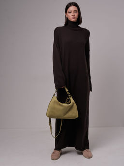 Замшевая сумка Deboro 30900 киви