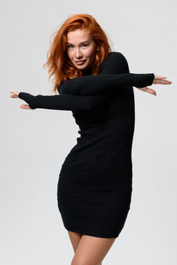 Платье длинный рукав 14440