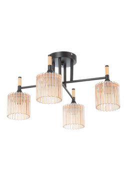 Люстра XA1689B/4, 4×60 Вт, E27, чёрная