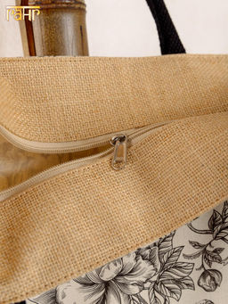 Сумка (хлопок,джут) ламинированная 38х15х35см №3000/7 (Лето 2025) - Ганг фото 4