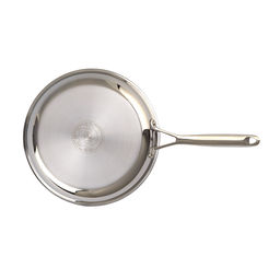 0391 GIPFEL Сковорода MELANIA 28см с трехслойным дном, с антипригарным покрытием 3D ILAG Black. Материал: нерж. сталь 18/10  фото 6