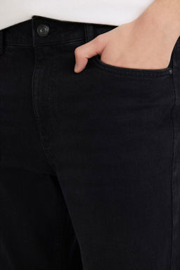 Джинсовые брюки Sergio Regular Fit Normal Mold с нормальной талией и зауженными штанинами - Defacto фото 12
