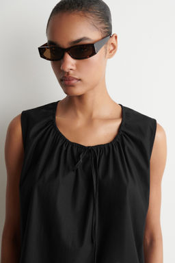 TOP SIN MANGAS CON CUELLO FRUNCIDO - H&m фото 7