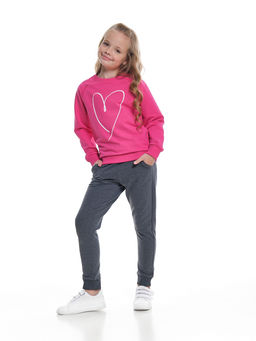 Костюм для девочки UD 7745 малина/графит - Mini maxi фото 13