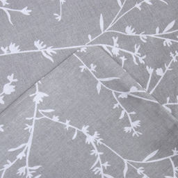 КПБ LoveLife 1.5 сп Ветви цв.серый, 147*210,150*215,70*70 -1 шт,100% хлопок,бязь 120 г/м2 10223  фото 4