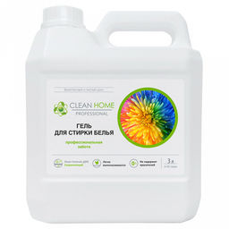 Гель для стирки белья 3л, универсальный, 17х11,5х22см, "Clean Home" (Россия)
