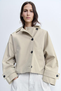 ZW COLLECTION WATER-REPELLENT TRENCH COAT - Zara фото 2