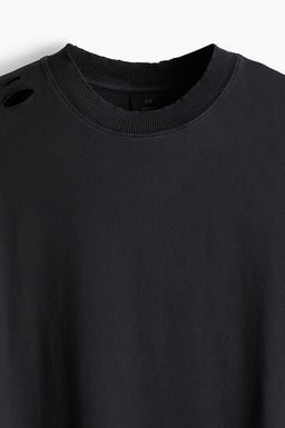 Camiseta con efecto desgastado Oversized Fit - H&m фото 2