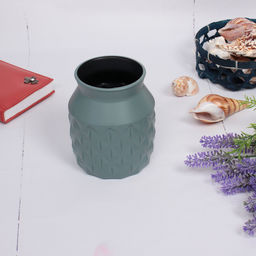 Цена за 4 шт. Ваза из пластика "Marlen-Элли" 0,8л 12,5*9,5см цвет морская волна