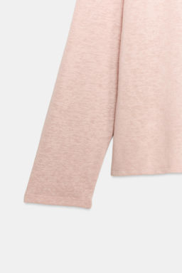 CAMISETA R?STICA MANGA LARGA / Rosa palo - Zara фото 8