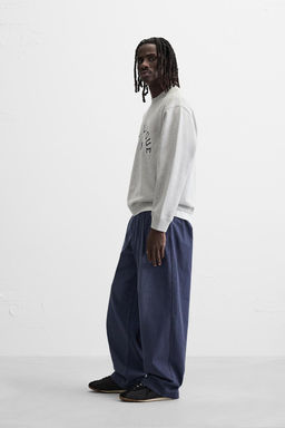 RELAXED FIT PLEATED JEANS - Zara фото 4